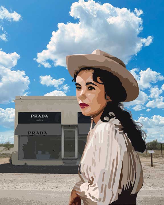 Elizabeth Taylor Prada