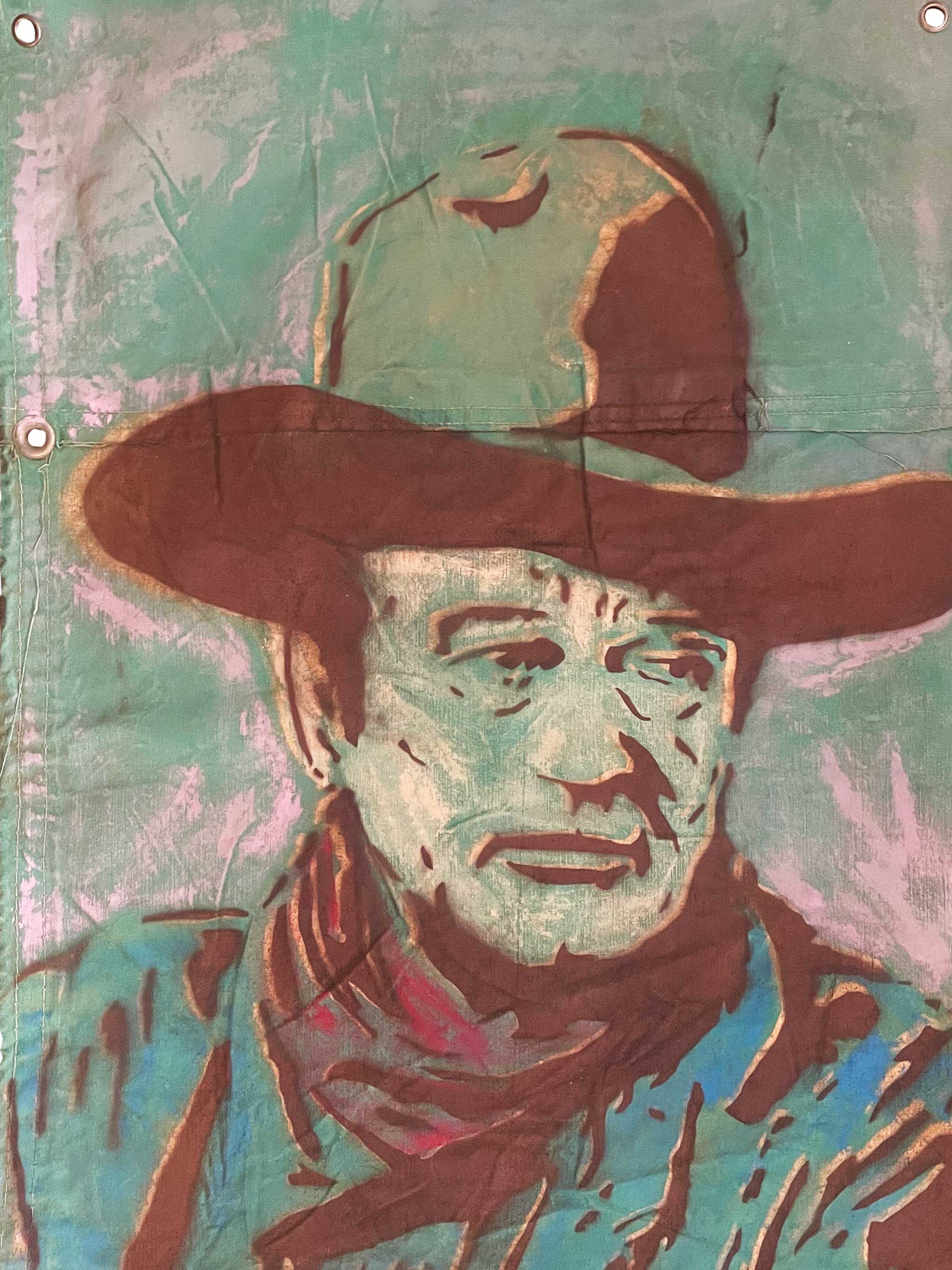 John Wayne Canvas Stencil – earthbonesart